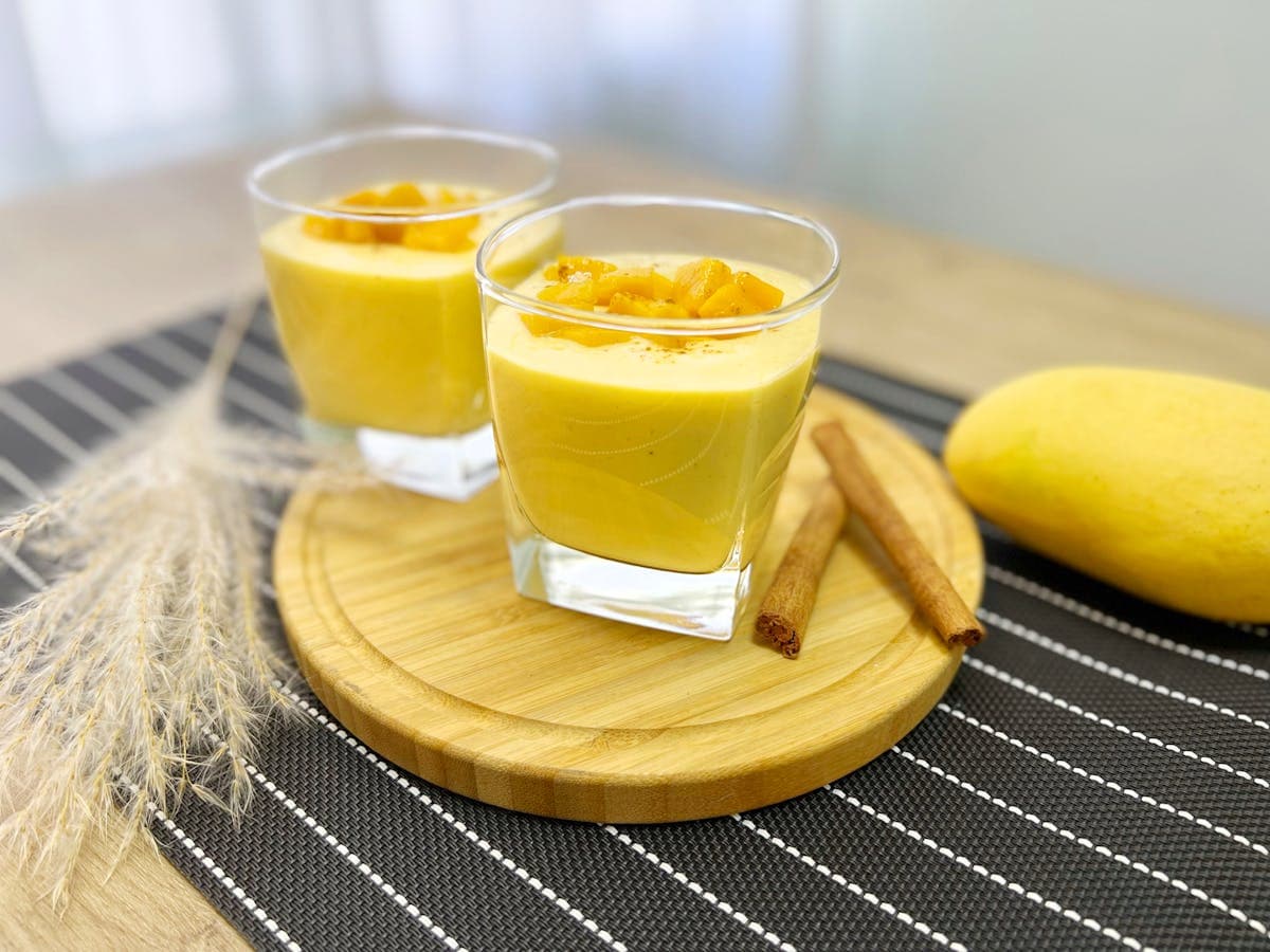 Mango lassi drinks